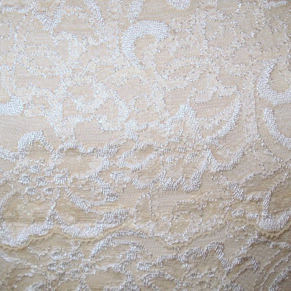 Light Yellow Lace Sleeveless Square Neck Top Size Medium - Picture 4 of 5